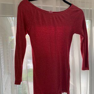 Michael Stars 3/4 Red Tee